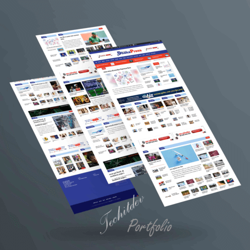 Newspaper Website- Techit Dev website template